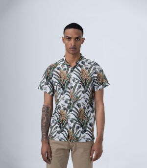 ΚΟΝΤΟΜΑΝΙΚΟ ΠΟΥΚΑΜΙΣΟ TROPICAL PRINT