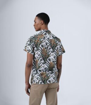 ΚΟΝΤΟΜΑΝΙΚΟ ΠΟΥΚΑΜΙΣΟ TROPICAL PRINT - Image 3
