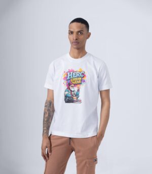 GRAPHIC T- SHIRT-HERC URBAN WEAR ΛΕΥΚΟ - Image 3