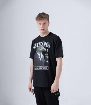 CROCODILE ΒΑΜΒΑΚΕΡΟ ΜΑΥΡΟ Τ-SHIRT