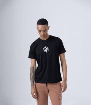 ΜΑΥΡΟ T-SHIRT ΜΕ ΤΥΠΩΜΑ ΚΥΒΟΣ HERC - Image 4