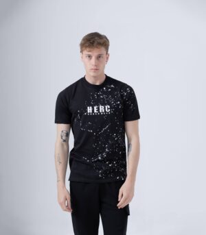 SPLASH ΒΑΜΒΑΚΕΡΟ ΜΑΥΡΟ Τ-SHIRT