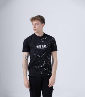 SPLASH ΒΑΜΒΑΚΕΡΟ ΜΑΥΡΟ Τ-SHIRT - Image 2