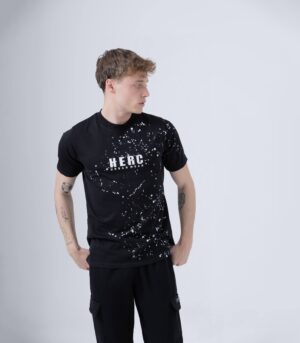 SPLASH ΒΑΜΒΑΚΕΡΟ ΜΑΥΡΟ Τ-SHIRT - Image 4
