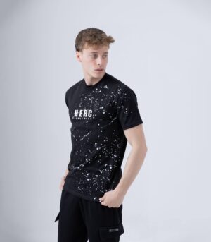 SPLASH ΒΑΜΒΑΚΕΡΟ ΜΑΥΡΟ Τ-SHIRT - Image 3