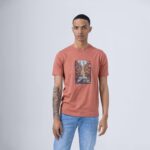 ROAD FUTURE ΒΑΜΒΑΚΕΡΟ Τ-SHIRT ΚΕΡΑΜΙΔΙ
