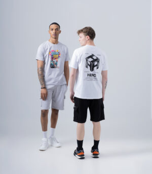 ΛΕΥΚΟ T-SHIRT ΜΕ ΤΥΠΩΜΑ ΚΥΒΟΣ HERC - Image 3