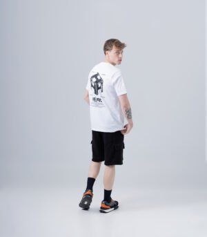 ΛΕΥΚΟ T-SHIRT ΜΕ ΤΥΠΩΜΑ ΚΥΒΟΣ HERC - Image 5