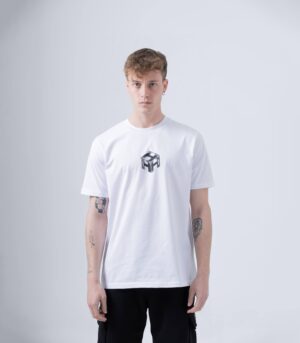 ΛΕΥΚΟ T-SHIRT ΜΕ ΤΥΠΩΜΑ ΚΥΒΟΣ HERC