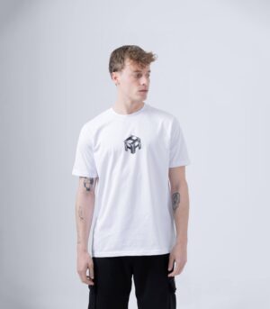 ΛΕΥΚΟ T-SHIRT ΜΕ ΤΥΠΩΜΑ ΚΥΒΟΣ HERC - Image 4