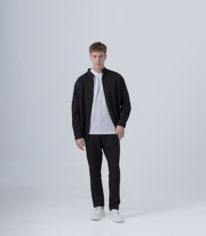ΑΝΔΡΙΚΟ OVERSHIRT ΜΑΥΡΟ ΜΕ MAO ΓΙΑΚΑ - Image 4