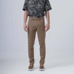 Ανδρικό Υφασμάτινο Tailored Παντελόνι – Μπεζ Σκούρο