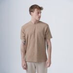 ανδρικό σαγρέ t-shirt μπέζ