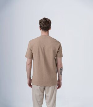 ανδρικό σαγρέ t-shirt μπέζ