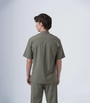 ΑΝΔΡΙΚΟ OVERSHIRT ME MAO ΓΙΑΚΑ KAI KONTO MANIKI -XAKI