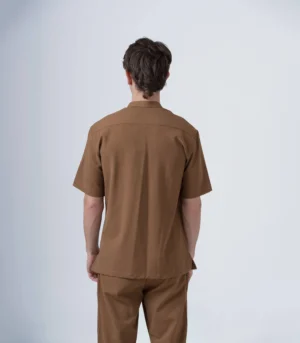 ΑΝΔΡΙΚΟ OVERSHIRT ME MAO ΓΙΑΚΑ KAI KONTO MANIKI-ΚΑΦΕ
