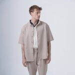 ΑΝΔΡΙΚΟ OVERSHIRT MPEZ ΜΕ MAO ΓΙΑΚΑ ΚΑΙ ΚΟΝΤΟ ΜΑΝΙΚΙ