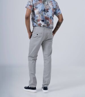 ΒΑΜΒΑΚΕΡΟ  CHINOS ΠAΝΤΕΛΟΝΙ-ΓΚΡΙ - Image 2