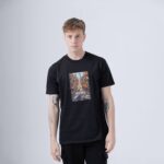 DOG ROAD T-SHIRT ΒΑΜΒΑΚΕΡΟ ΜΑΥΡΟ