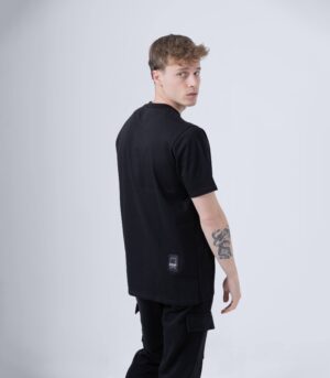 DOG ROAD T-SHIRT ΒΑΜΒΑΚΕΡΟ ΜΑΥΡΟ - Image 2