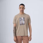DOG ROAD T-SHIRT ΒΑΜΒΑΚΕΡΟ ΚΑΦΕ