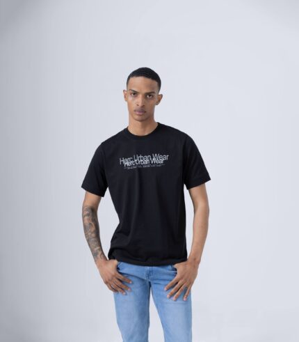 LOGO HERC T-SHIRT ΜΑΥΡΟ