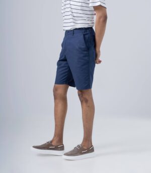 ΒΕΡΜΟΥΔΑ CHINO ME ΛΑΣΤΙΧΟ-ΜΠΛΕ - Image 2