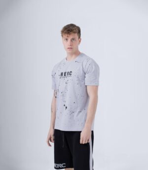 SPLASH ΒΑΜΒΑΚΕΡΟ ΓΚΡΙ Τ-SHIRT - Image 2