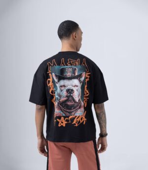 T-SHIRT MAFIA ΜΑΥΡΟ