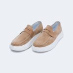 ΑΝΔΡΙΚΟ LOAFERS ΑΠΟ ΓΝΗΣΙΟ ΚΑΣΤΟΡΙ-ΜΠΕΖ