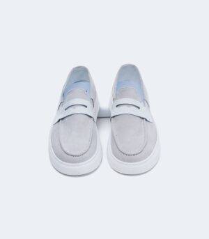 ΑΝΔΡΙΚΟ LOAFERS ΑΠΟ ΓΝΗΣΙΟ ΚΑΣΤΟΡΙ-ΓΚΡΙ ΑΝΟΙΧΤΟ - Image 2