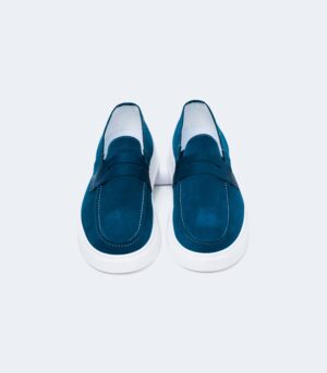 ΑΝΔΡΙΚΟ LOAFERS ΑΠΟ ΓΝΗΣΙΟ ΚΑΣΤΟΡΙ-ΜΠΛΕ - Image 2