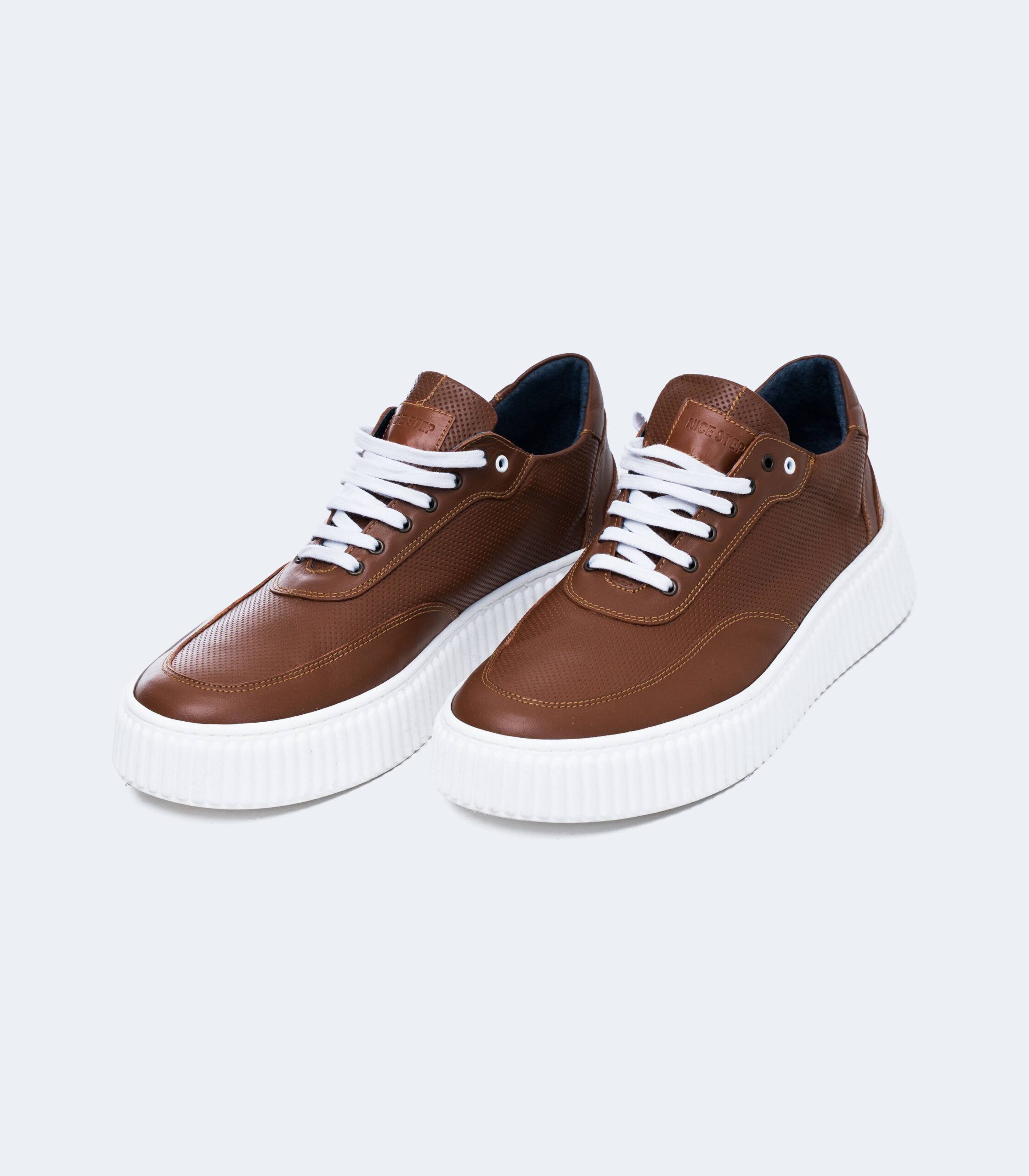 DSC09228 ΤΑΜΠΑ ΑΝΔΡΙΚΟ ΔΕΡΜΑΤΙΝΟ SNEAKER - Image 1