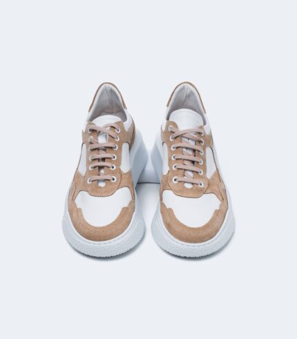 ΑΝΔΡΙΚΟ SNEAKER ΛΕΥΚΟ-ΤΑΜΠΑ