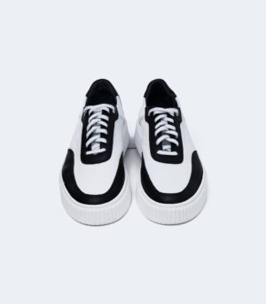 ΑΝΔΡΙΚΟ SNEAKER ΛΕΥΚΟ ΜΕ ΜΑΥΡΕΣ ΛΕΠΤΟΜΕΡΕΙΕΣ - Image 3