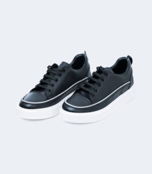 ΑΝΔΡΙΚΟ ΜΑΥΡΟ SNEAKER ΜΕ ΛΕΥΚΗ ΛΕΠΤΟΜΕΡΕΙΑ