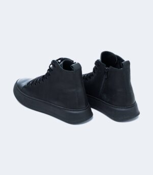 ΑΝΔΡΙΚΑ CASUAL ΑΘΛΗΤΙΚΑ ΜΠΟΤΑΚΙΑ - HIGH TOP ΔΕΡΜΑΤΙΝΑ - Image 3