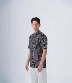 ΑΝΔΡΙΚΟ ΠΟΥΚΑΜΙΣΟ ΜΕ PATTERN ΜΑΟ - Image 2