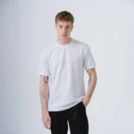 ανδρικό σαγρέ t-shirt λευκό