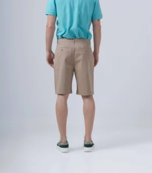 Ανδρική Υφασμάτινη Βερμούδα Chinos Μπεζ