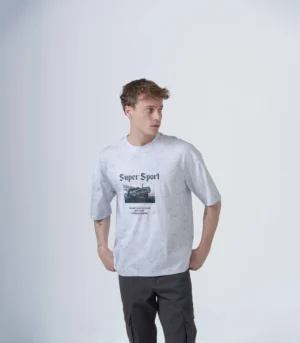 Ανδρικό t-shirt με μανίκι μέχρι τον αγκώνα tie dye