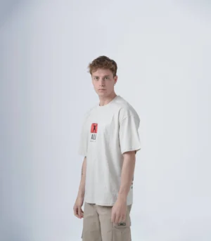 Ανδρικό Oversized T-Shirt Muhammad Ali Μπεζ.