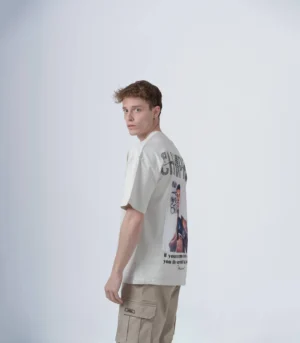 Ανδρικό Oversized T-Shirt Muhammad Ali Μπεζ.