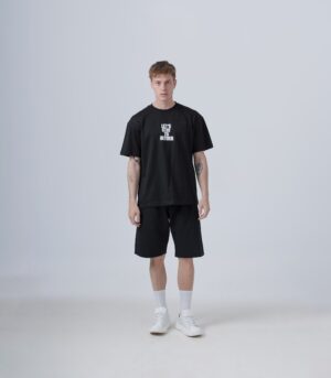Ανδρικό Μαύρο Oversized T-Shirt Let's Stay Together