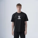 Ανδρικό Μαύρο Oversized T-Shirt Let's Stay Together
