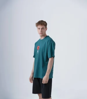 Ανδρικό Oversized T-Shirt Muhammad Ali Πράσινο.