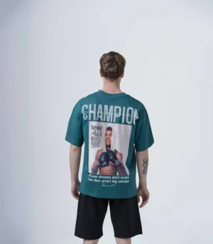 Ανδρικό Oversized T-Shirt Muhammad Ali Πράσινο.