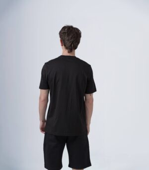 Aνδρικό βαμβακερό t-shirt μαύρο με τύπωμα Forever Unique