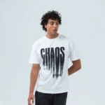 Ανδρικό λευκό  t-shirt με chaos