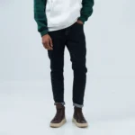 Ανδρικό μπλέ σκούρο τζίν slim fit